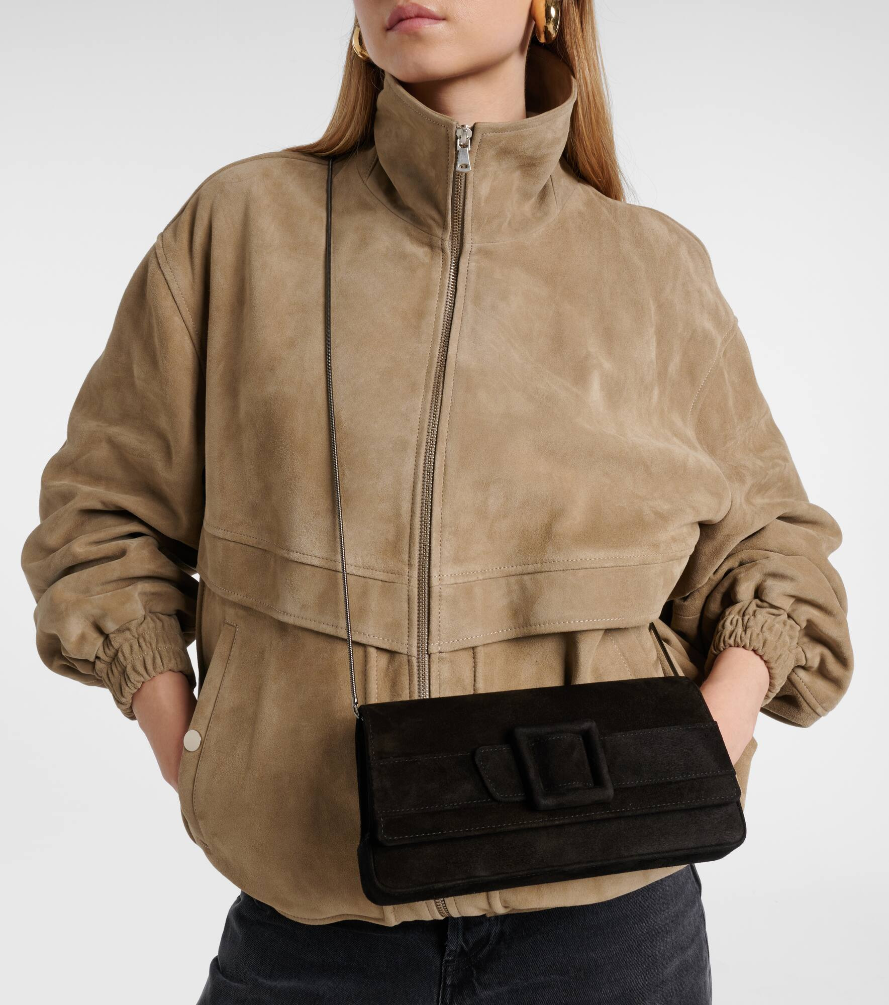 Maygot suede clutch - 6