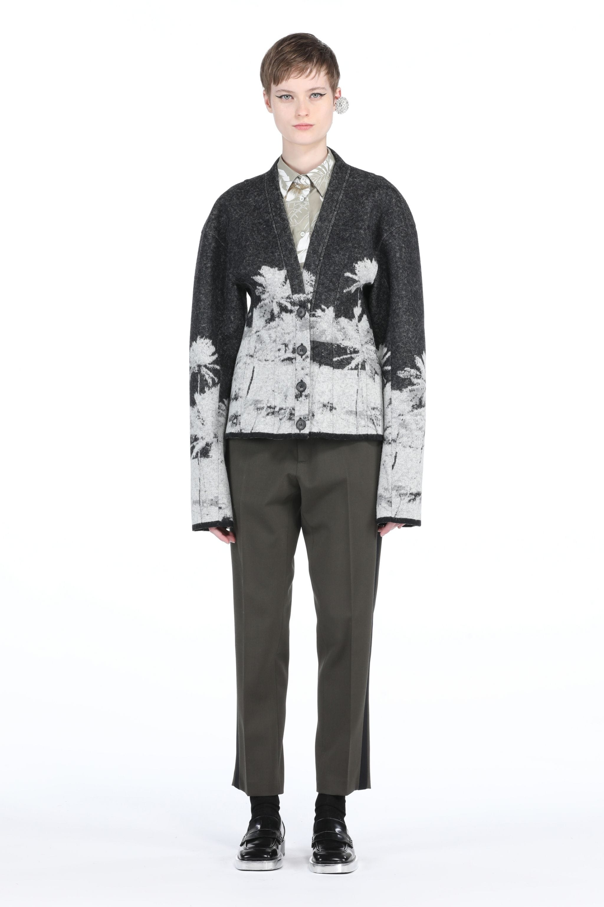 CROPPED STRAIGHT-LEG TROUSERS - 4