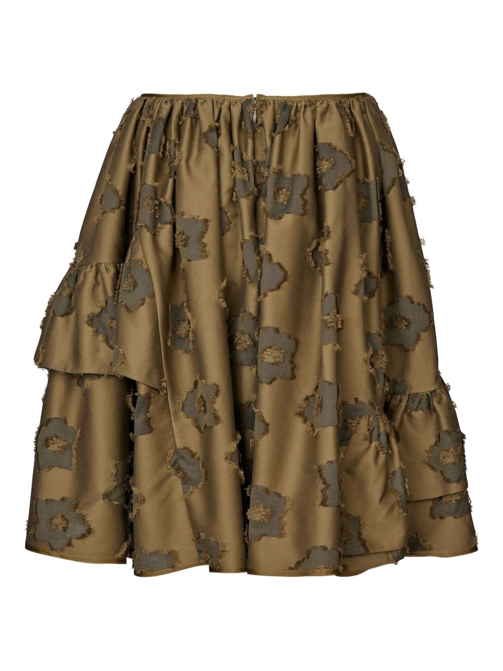 Vanilla floral-embroidered skirt - 2