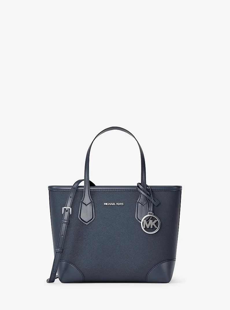 Eva Extra-Small Saffiano Leather Convertible Tote Bag - 1