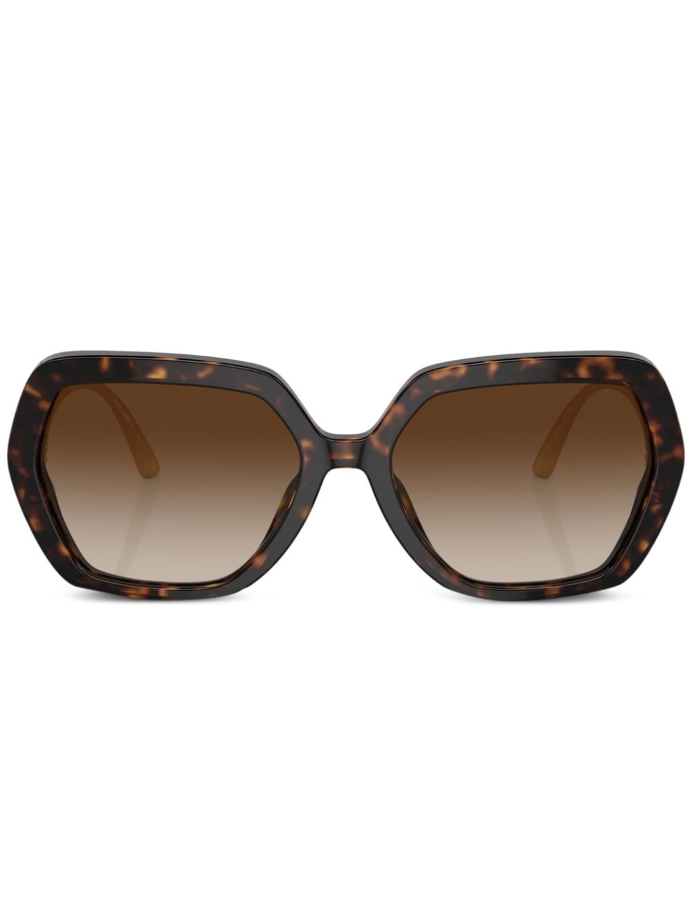 Crystal oversize-frame sunglasses - 1