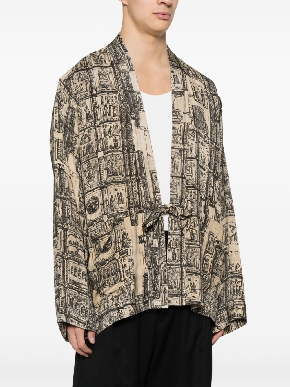 Jester abstract-pattern jacket - 3