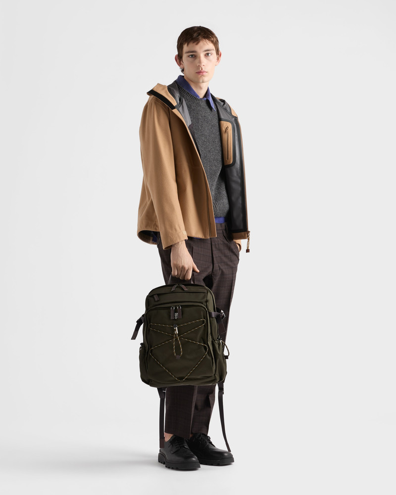 Prada Prada SpeedrockRe-Nylon and leather backpack outlook