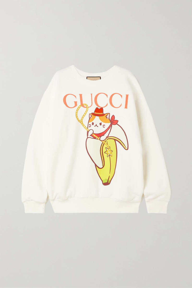 Gucci와 Bananya 코튼 스웨터 - 1