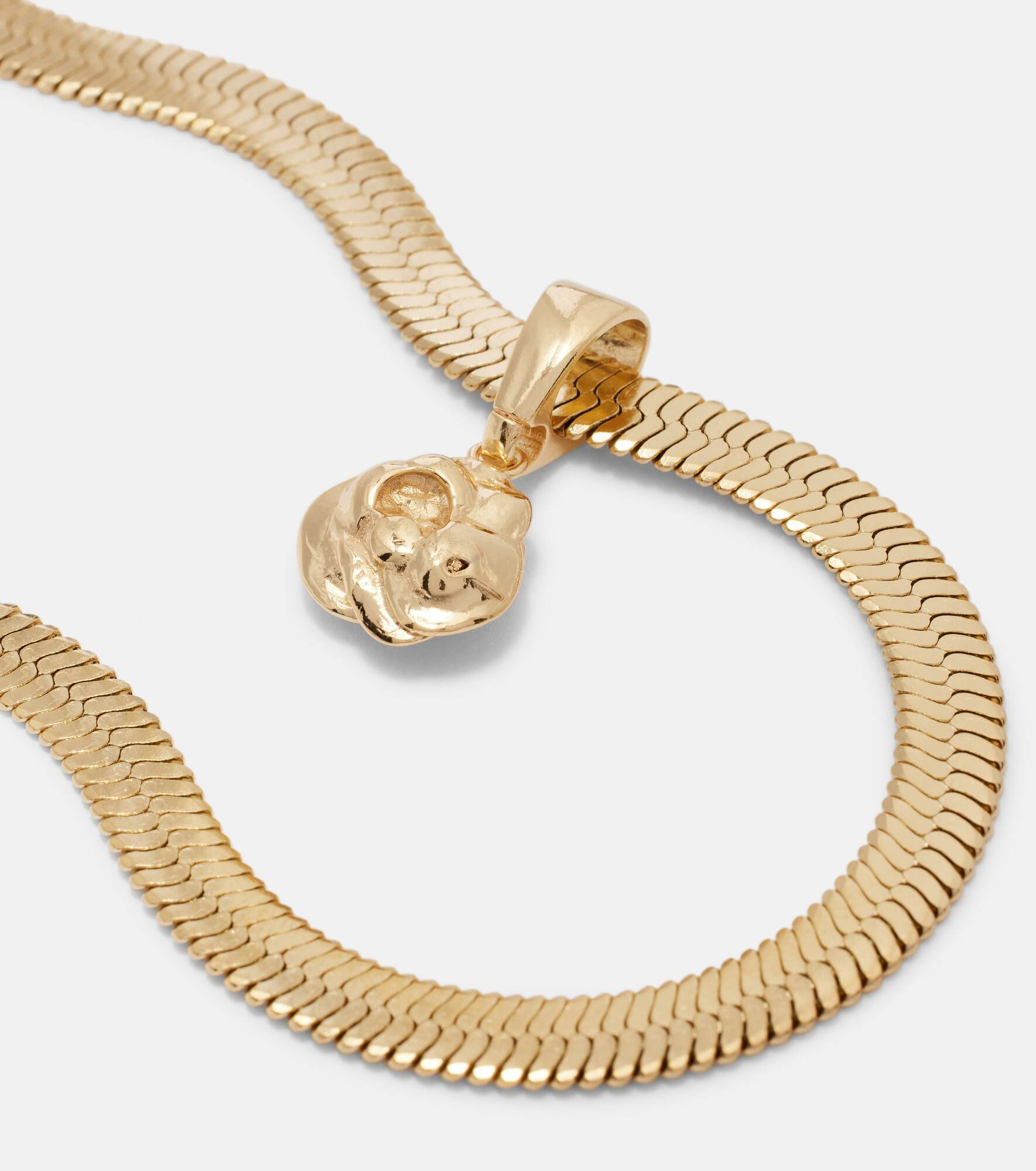 Gold-plated chain necklace - 4