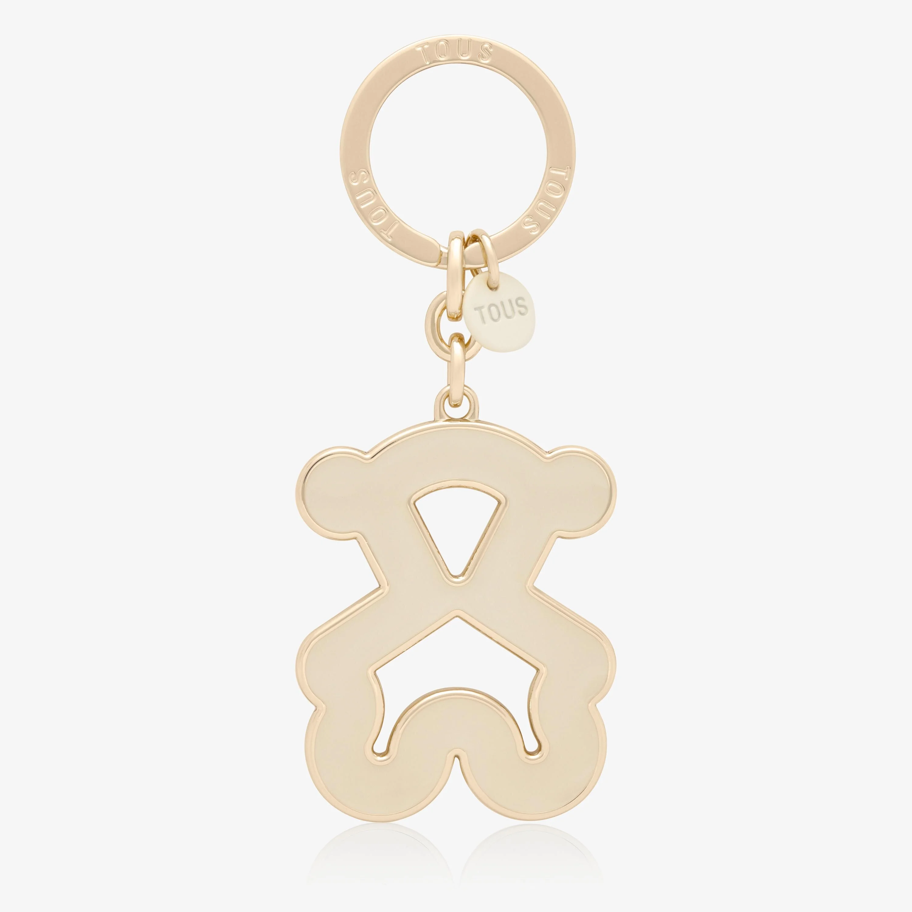 Gold-colored and white bear Key ring TOUS Bear - 1