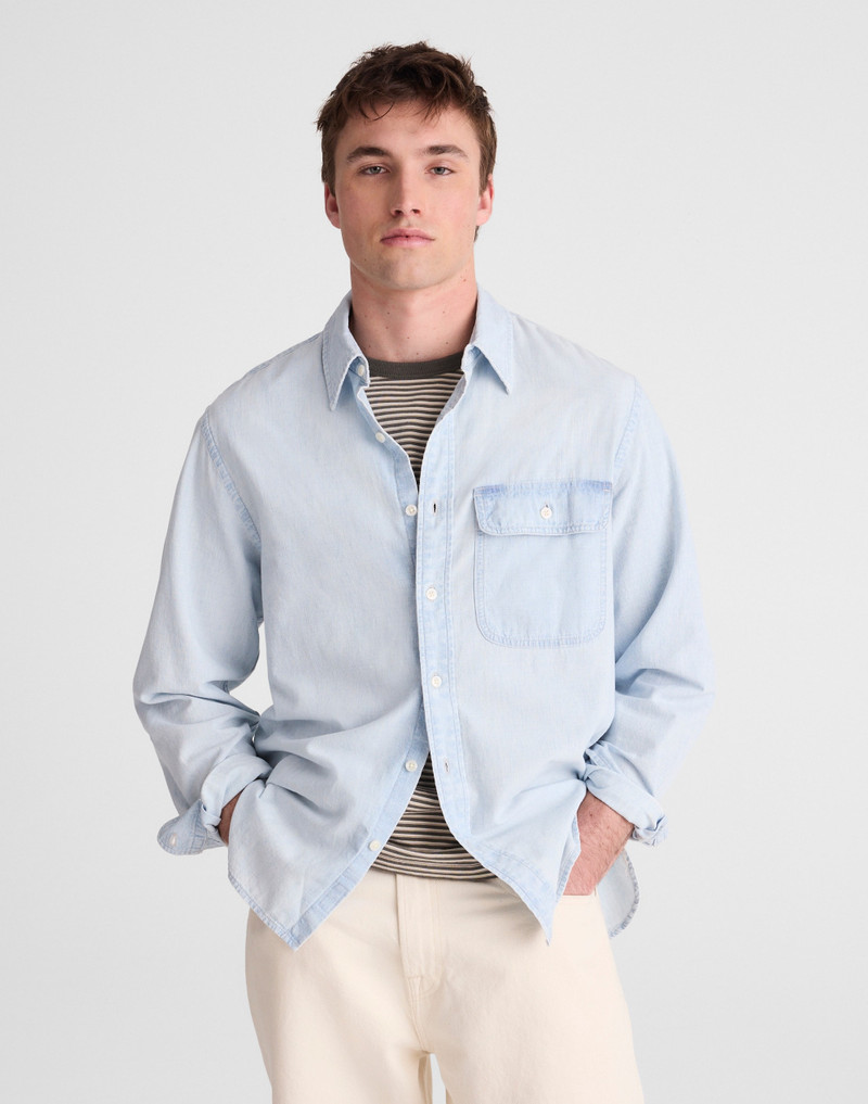 Work Shirt in Japanese Chambray 2