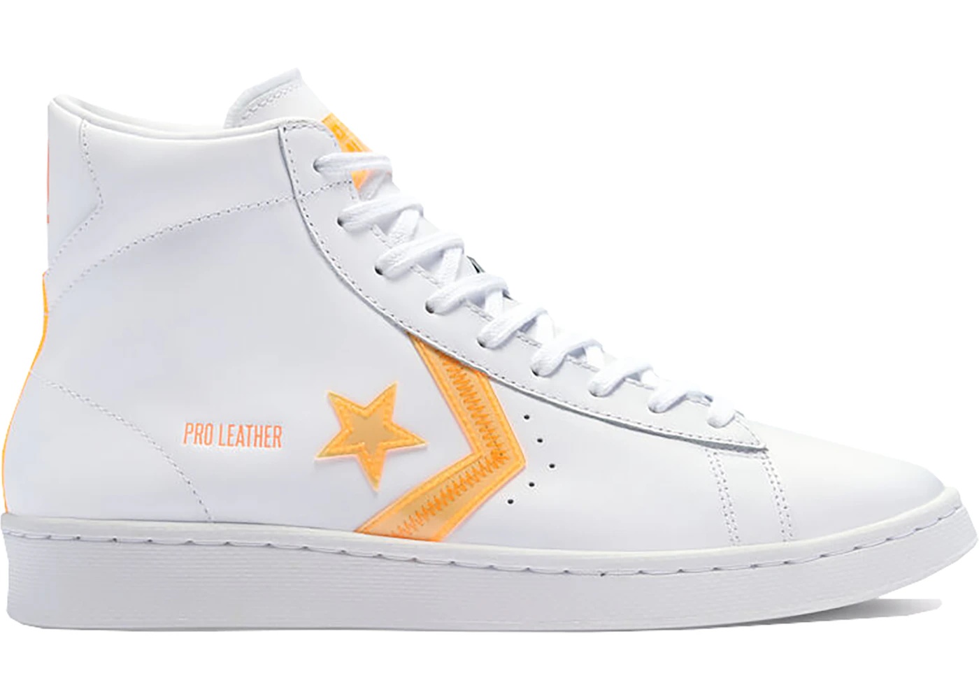 Converse Pro Leather Hi Hi-Vis White Flash Orange - 1