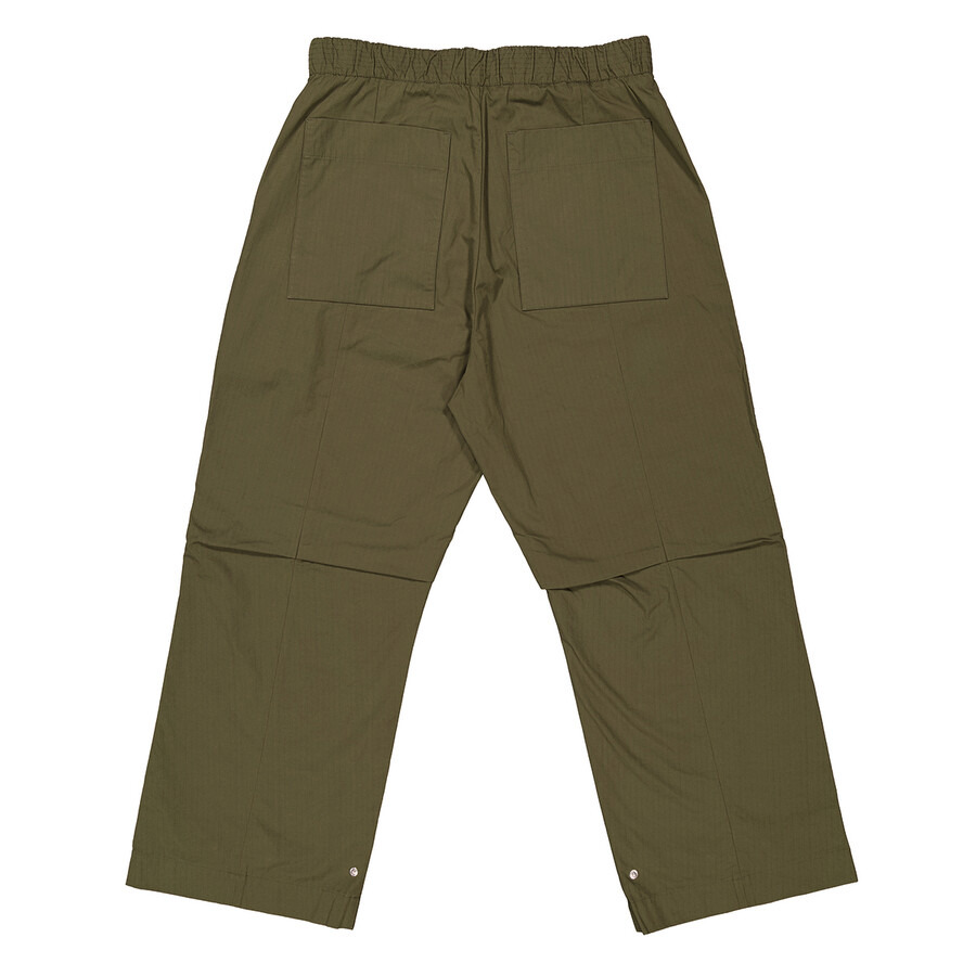 Moncler Green Technical Utility Pants, Size Medium - 6