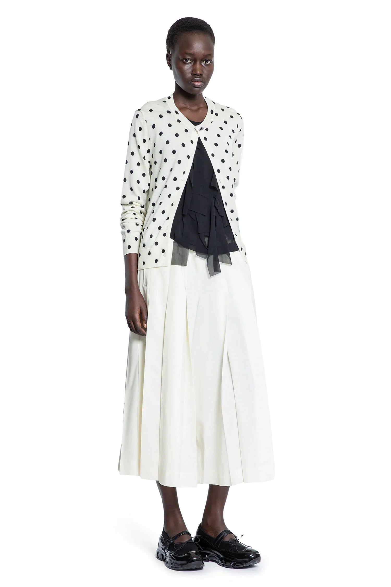 Pleated-Wide-Leg-Cropped-Pants - 4