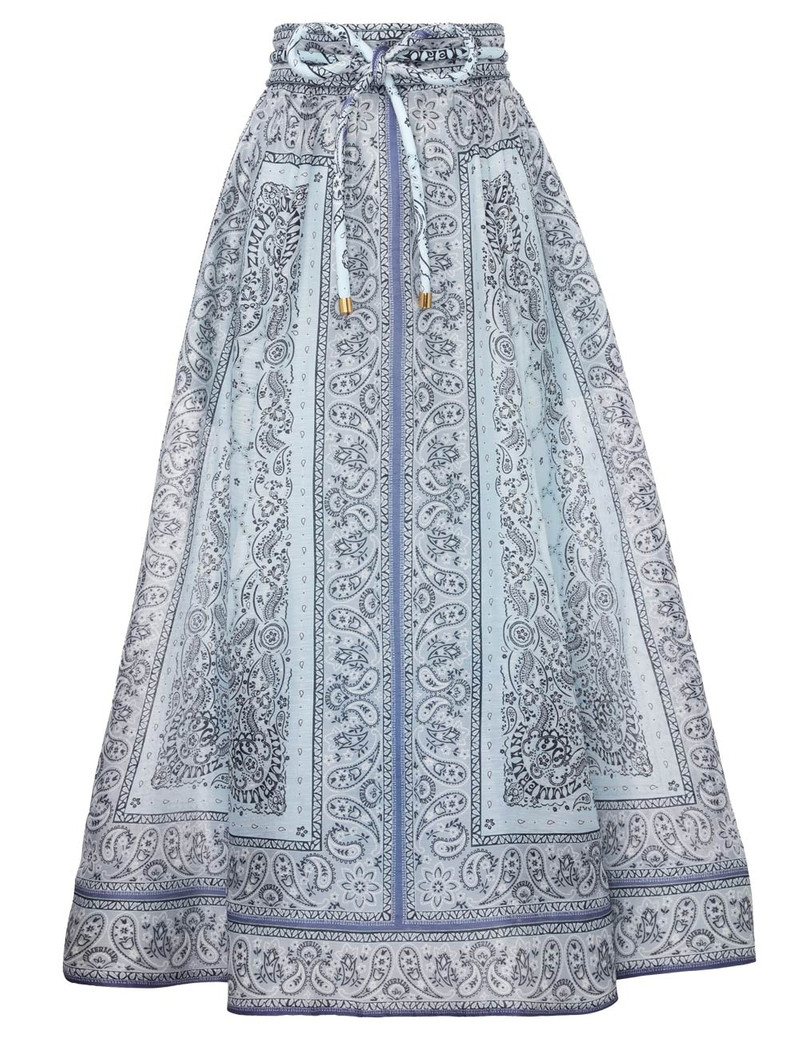 MATCHMAKER GATHERED MIDI SKIRT - 1