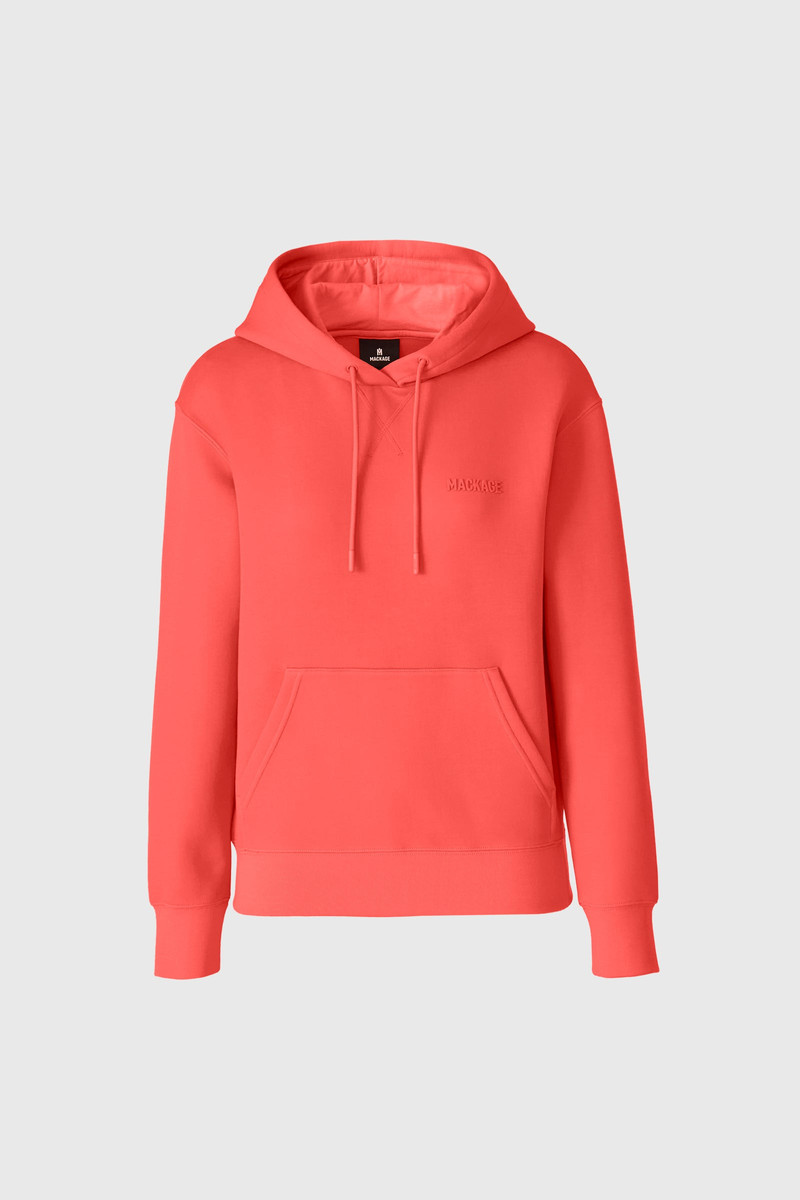 ZOSIA-Z Double-Face Jersey Logo Hoodie 1