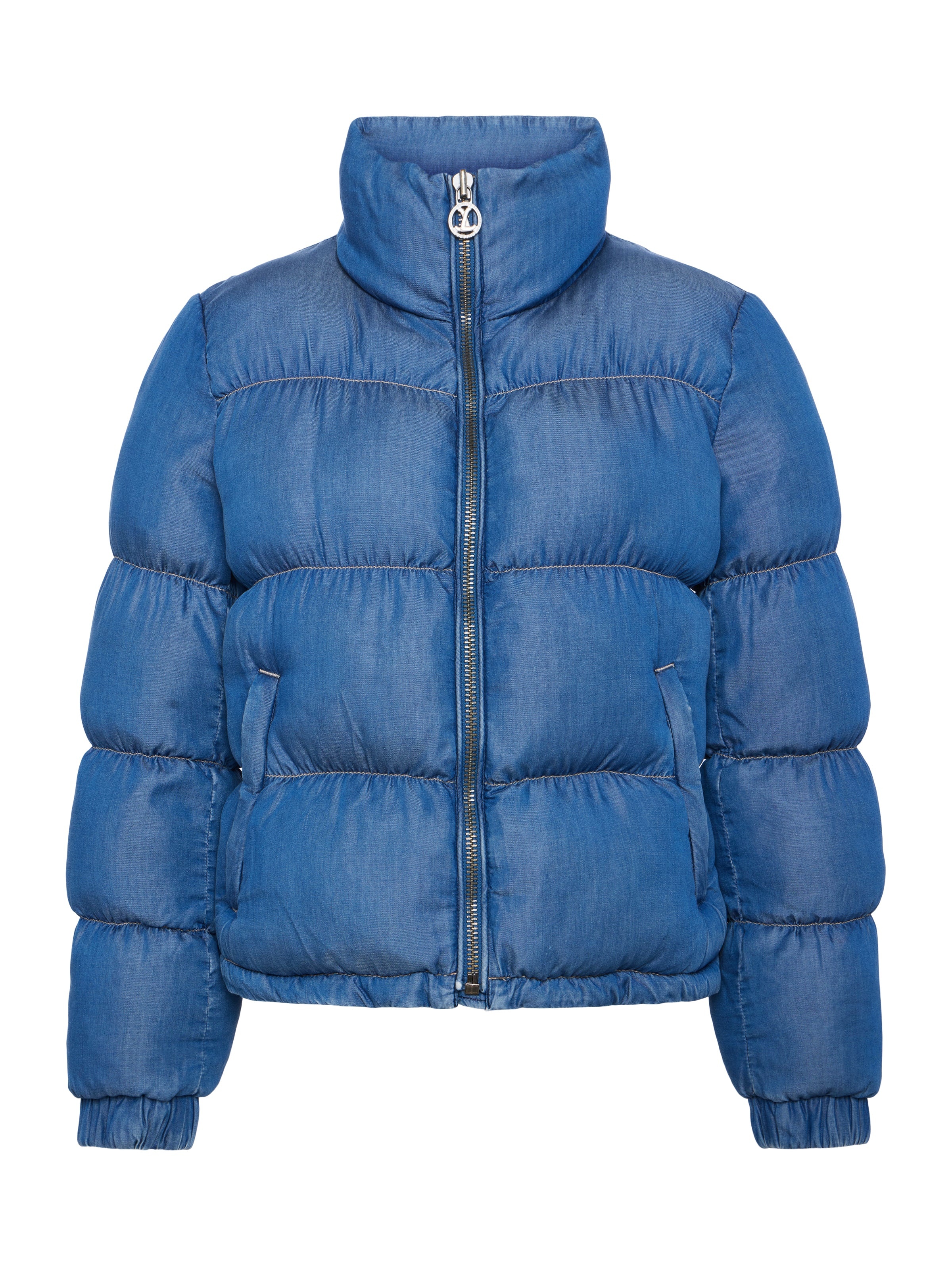 Stowe Denim Down Puffer Jacket - 1