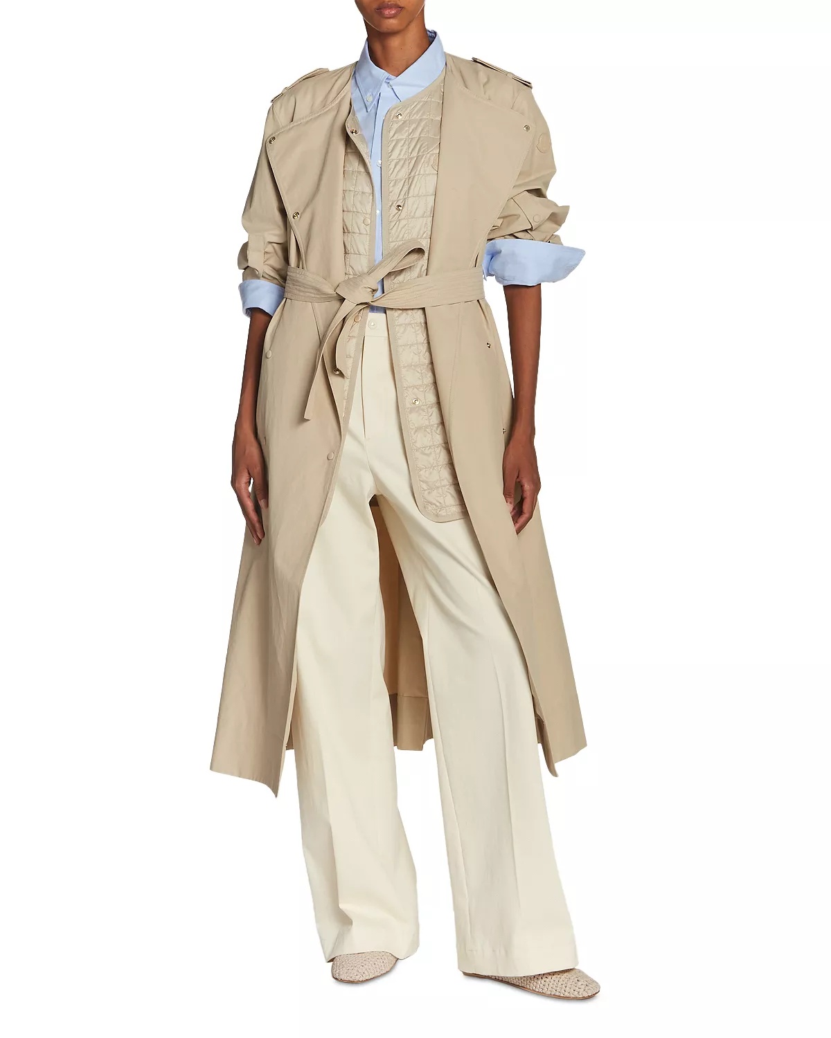 Gourdon Leather Trench Coat - 2
