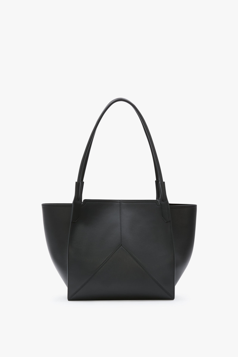 Victoria Beckham Victoria Tote Bag In Black Leather outlook