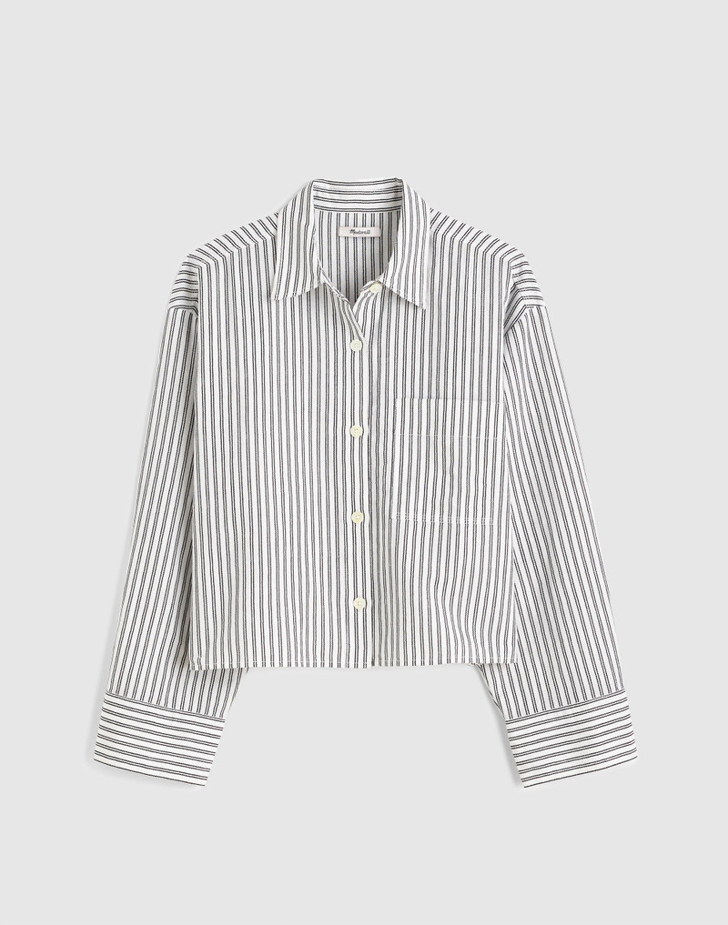 Straight-Hem Shirt in Linen 1