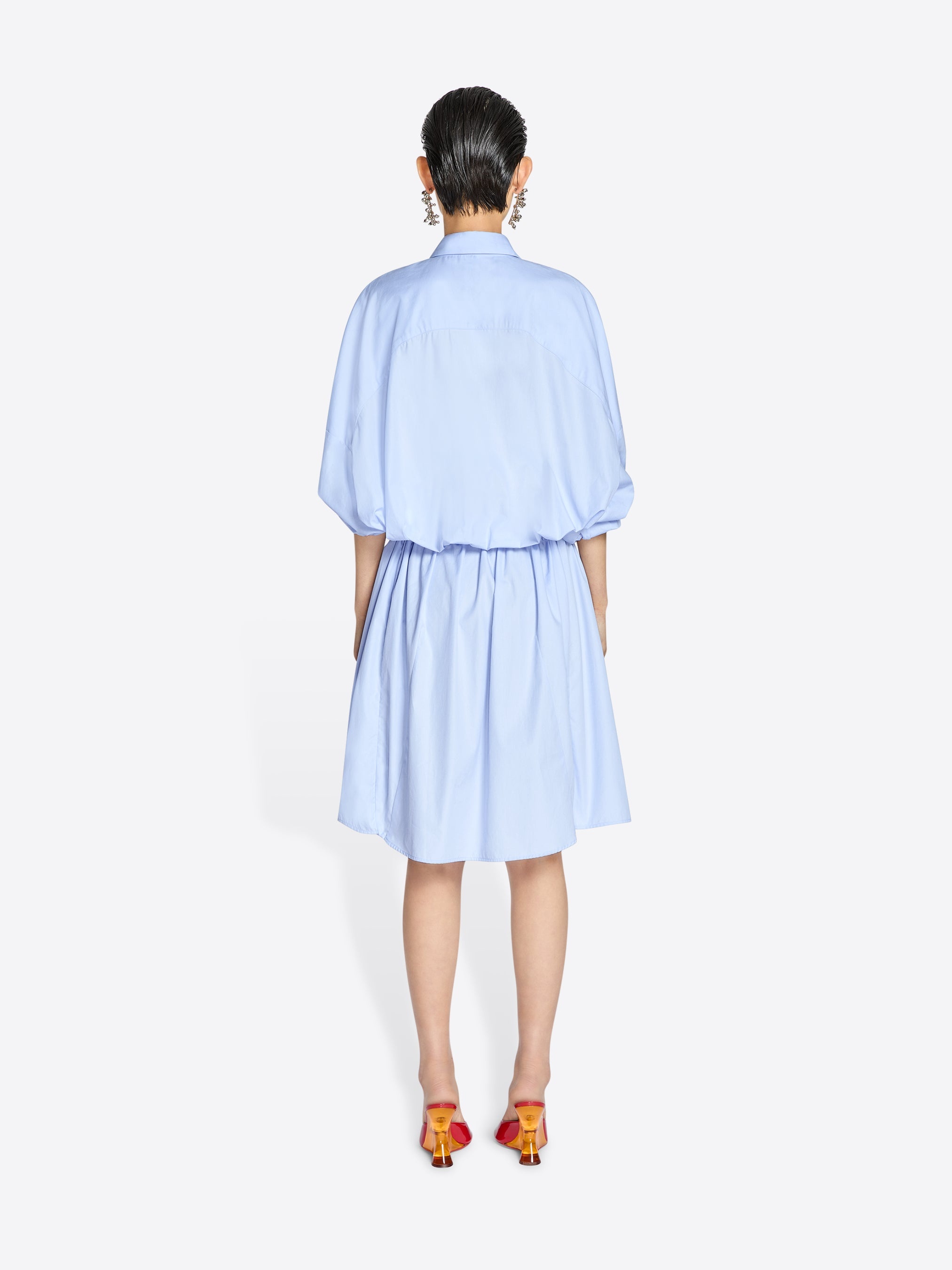 BELTED SHIRT DRESS - 4