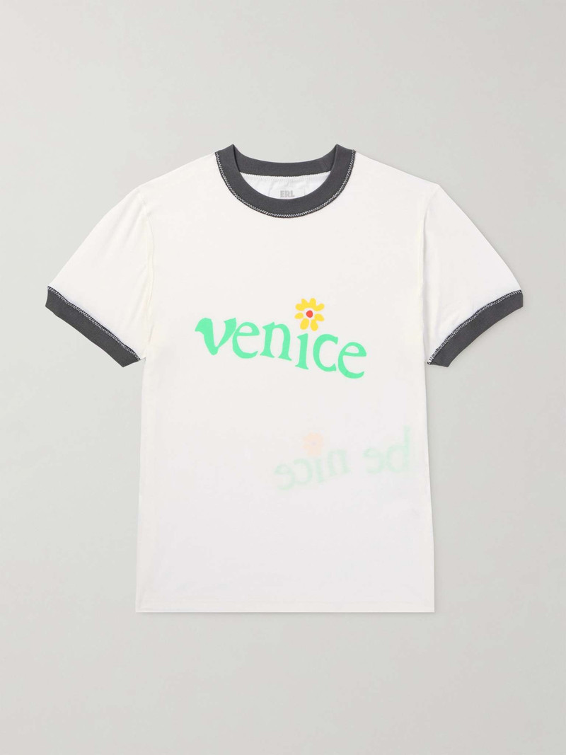 Slim-Fit Printed Cotton-Jersey T-Shirt 1