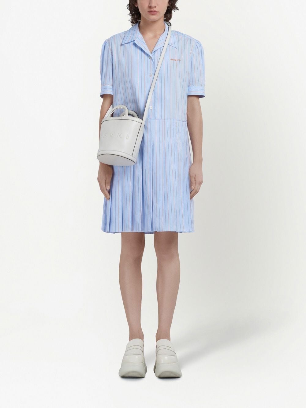 logo-embroidered bucket tote bag - 2
