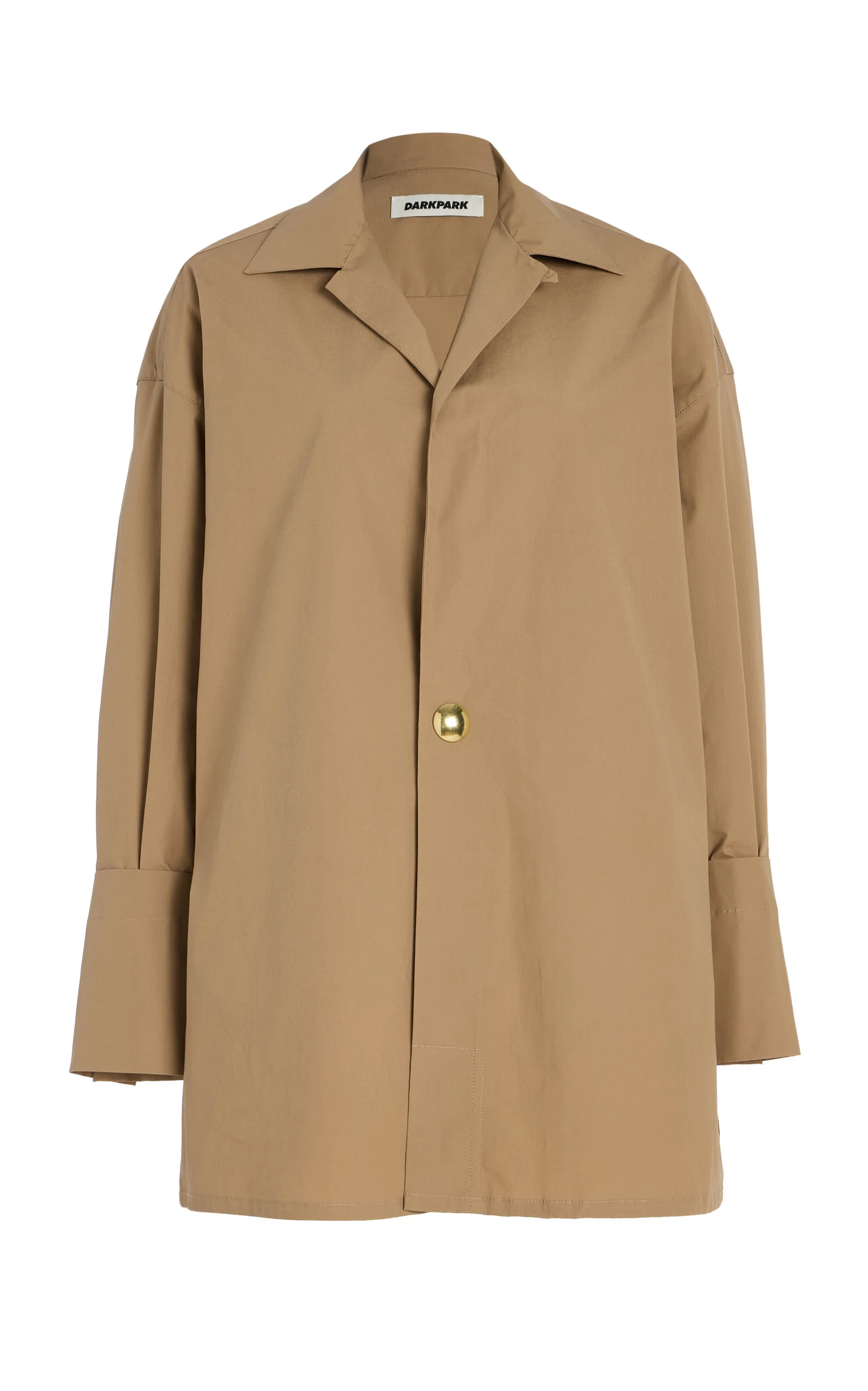 Jodie Stretch-Cotton Shirt brown - 1