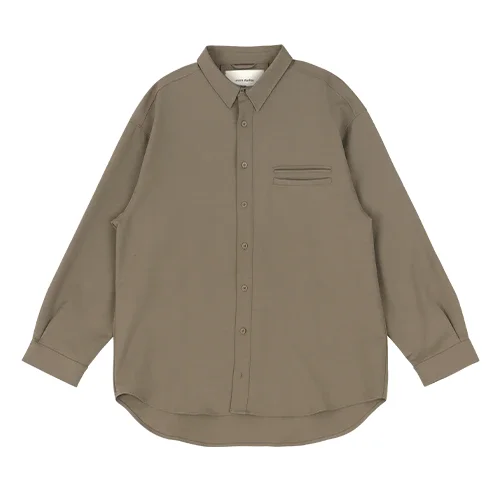 GIANT WOOL SHIRT CLAY - 1