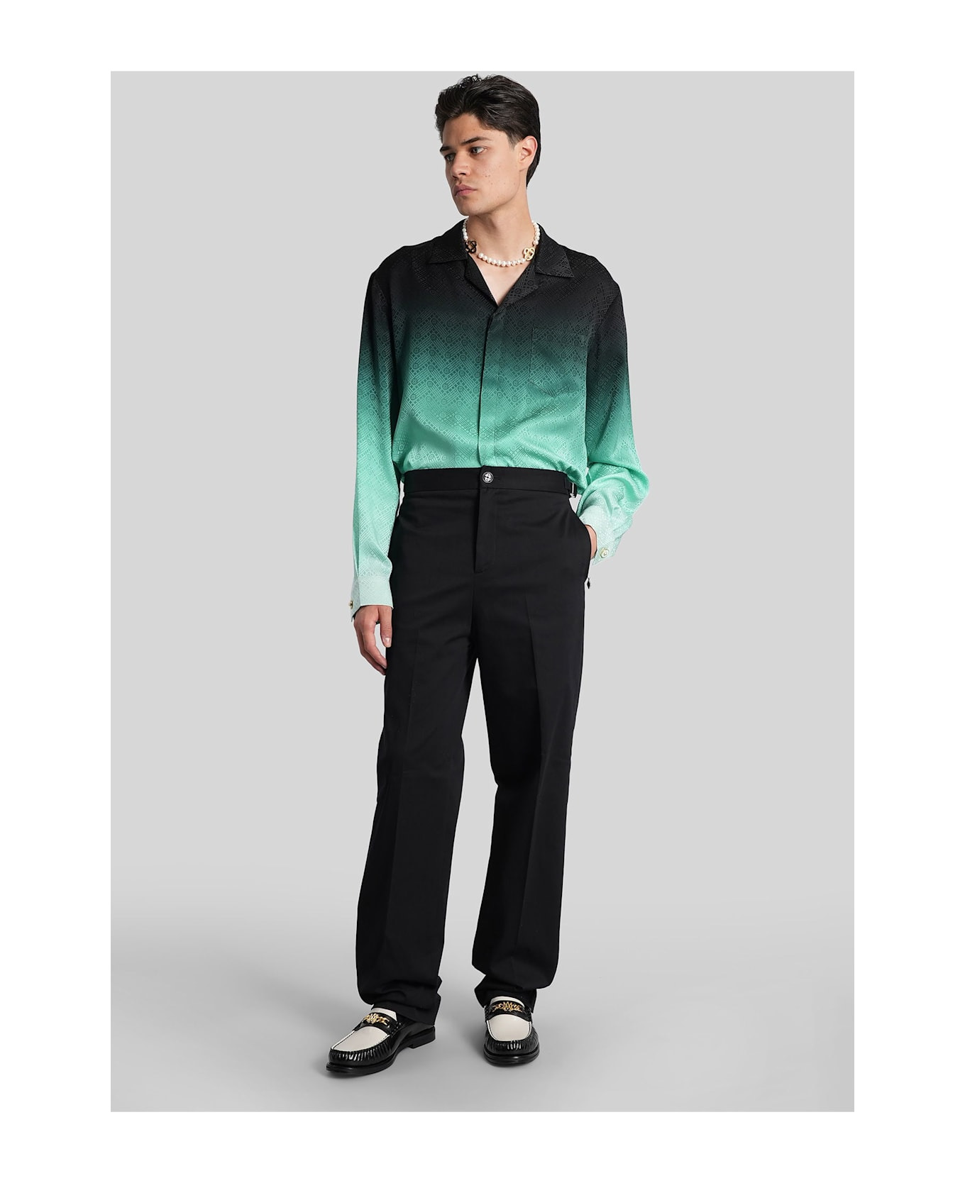 Shirt In Black Silk - 2