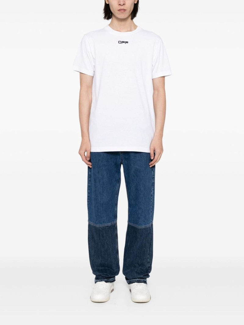 Off-White 로고 인쇄 면 T 셔츠 outlook