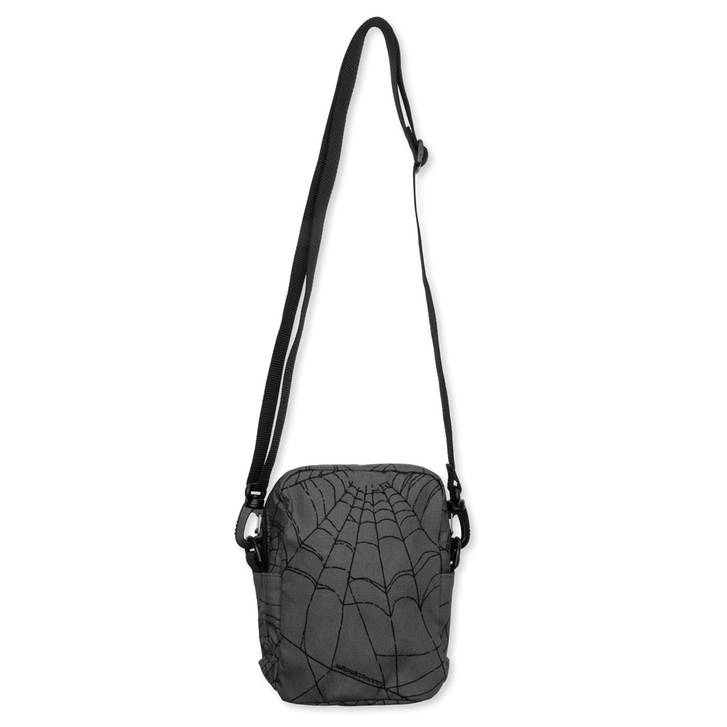 SPIDERWEB SHOULDER BAG - GREY