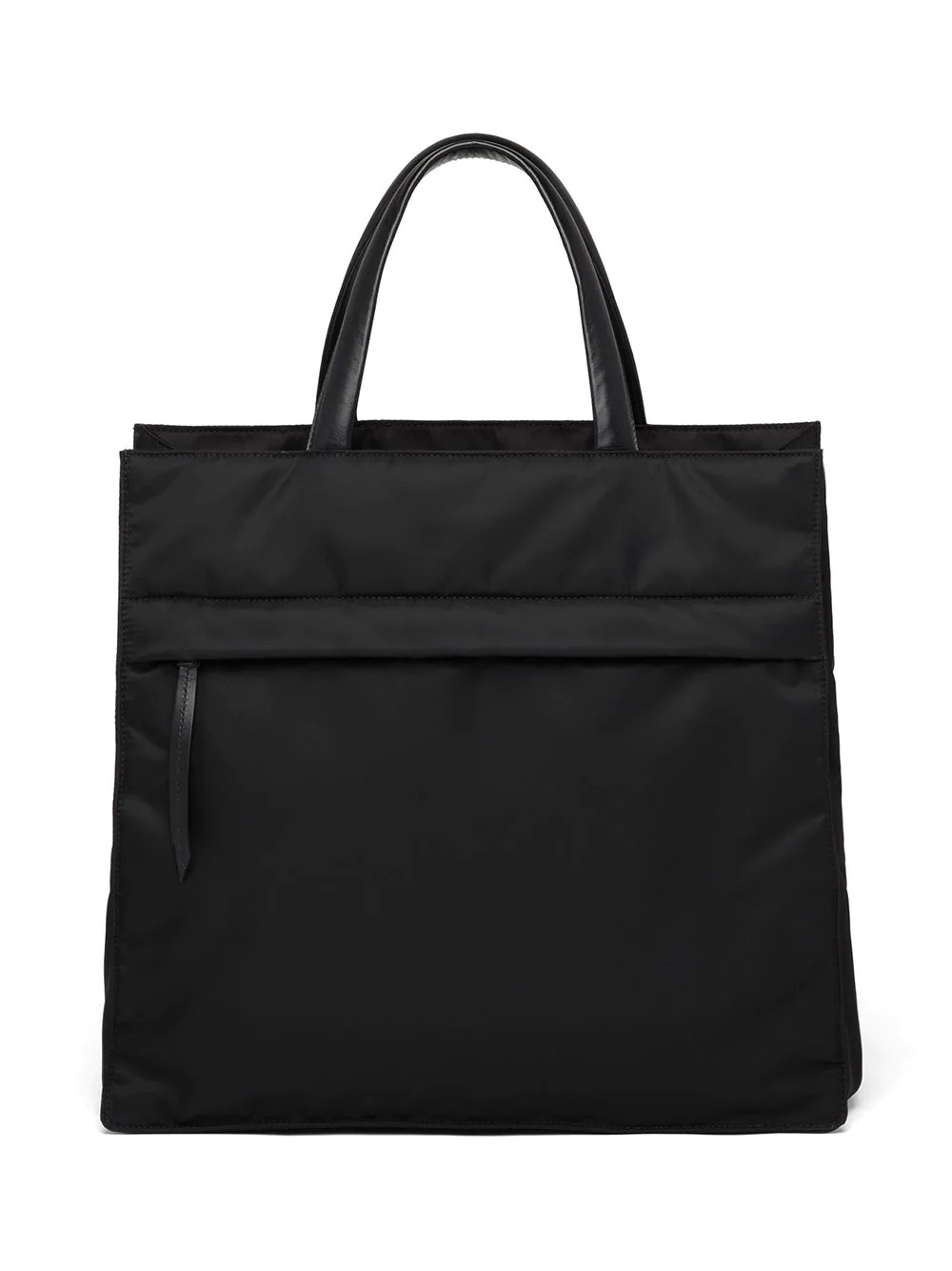 Re-Nylon logo plaque tote bag - 2