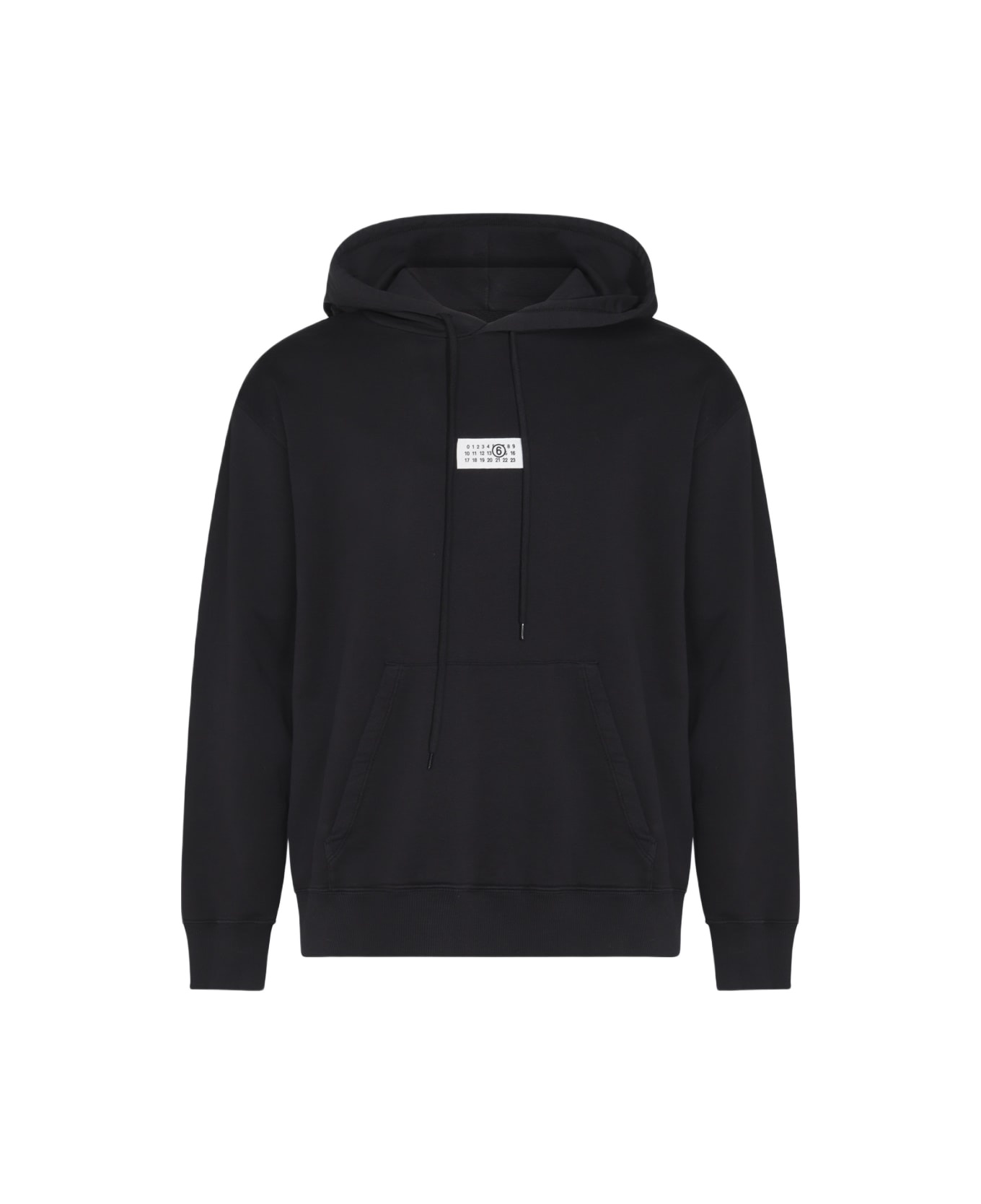 Black Cotton Sweatshirt - 1