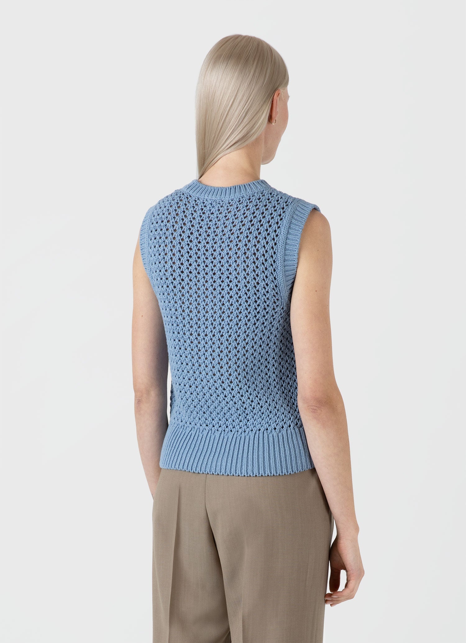 Chunky Cotton Stitch Vest - 3