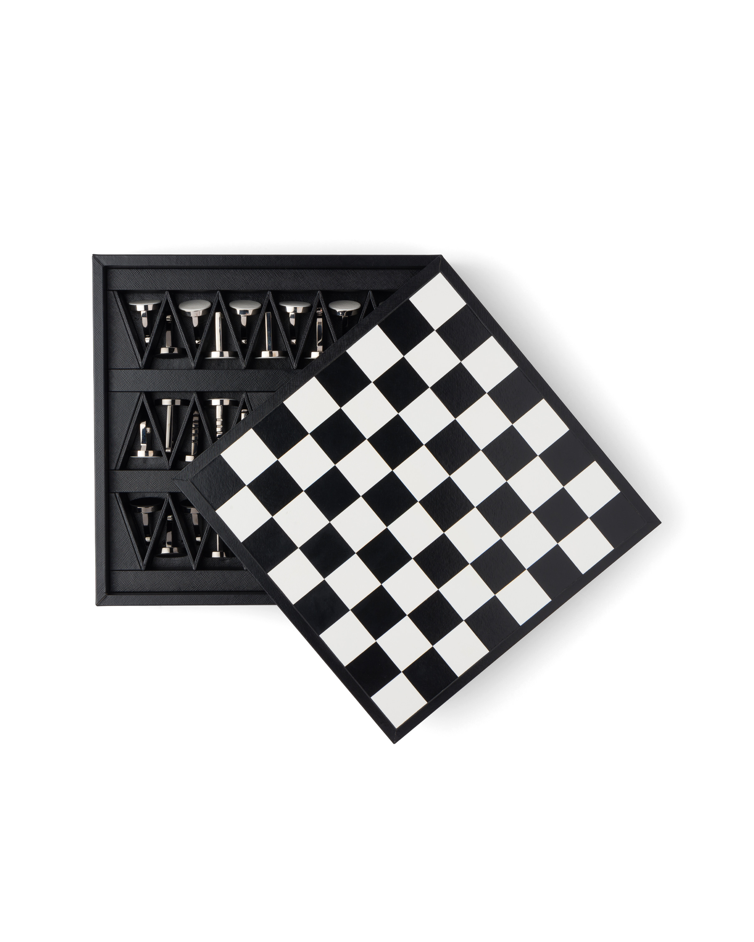 Saffiano leather chess set - 2