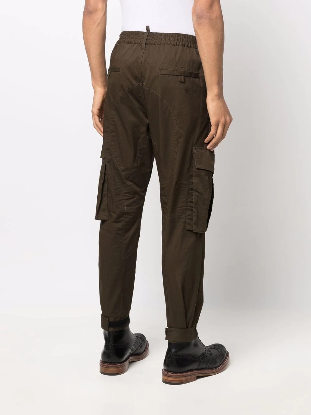 logo-print cargo pants - 4