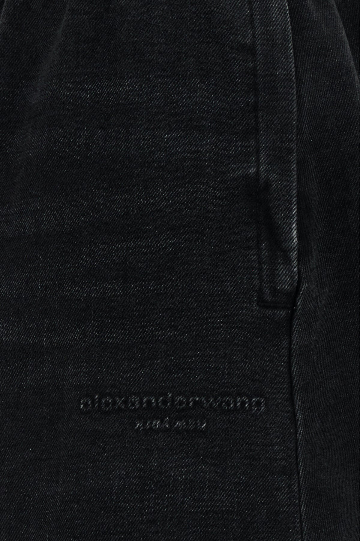 Black cotton blend joggers - 3