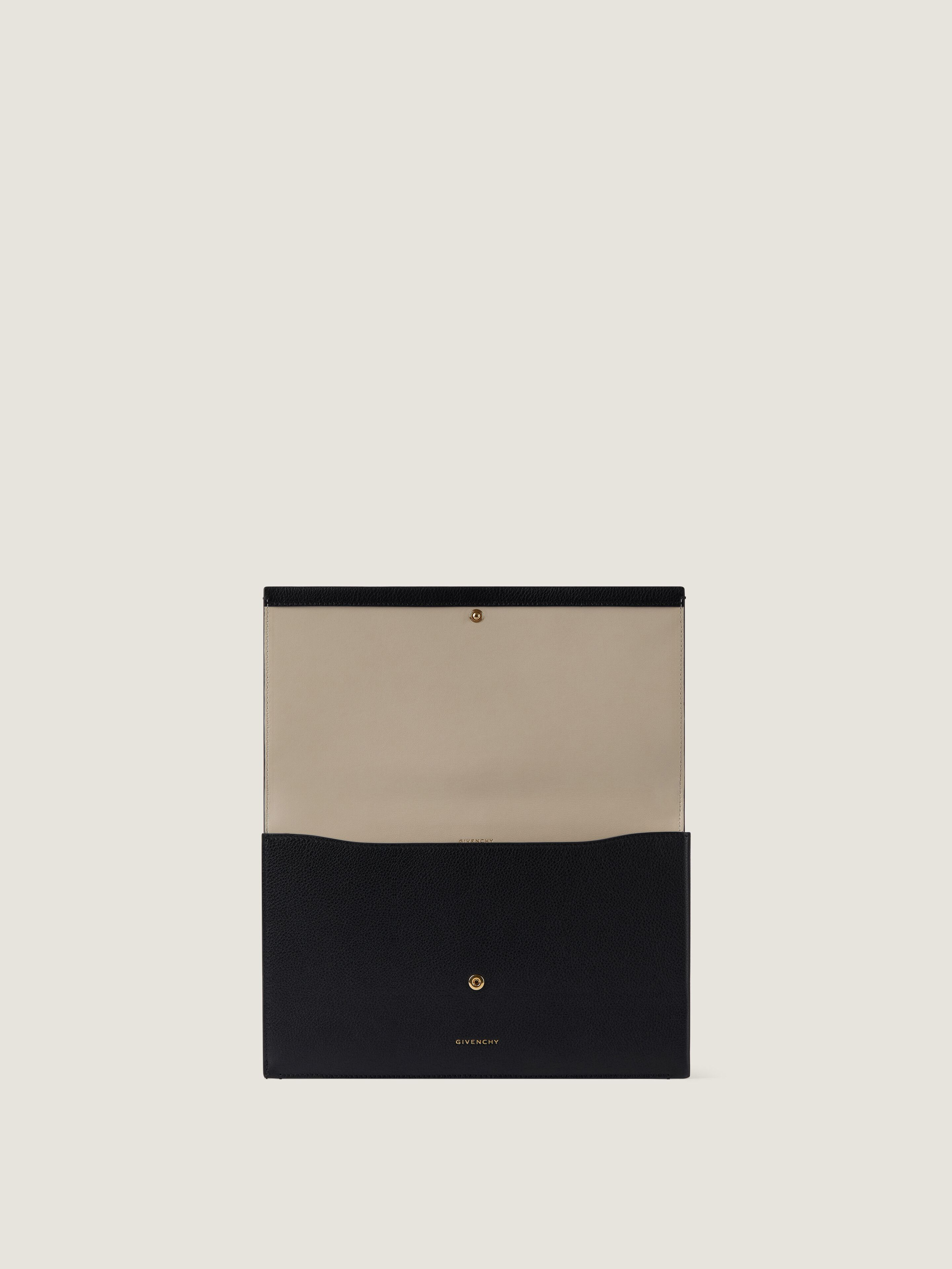 DAY FLAT POUCH IN GRAINED LEATHER - 3