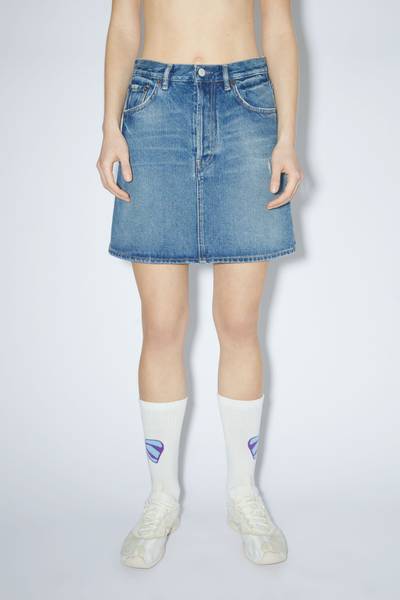 Acne Studios Denim mini skirt - Mid Blue outlook