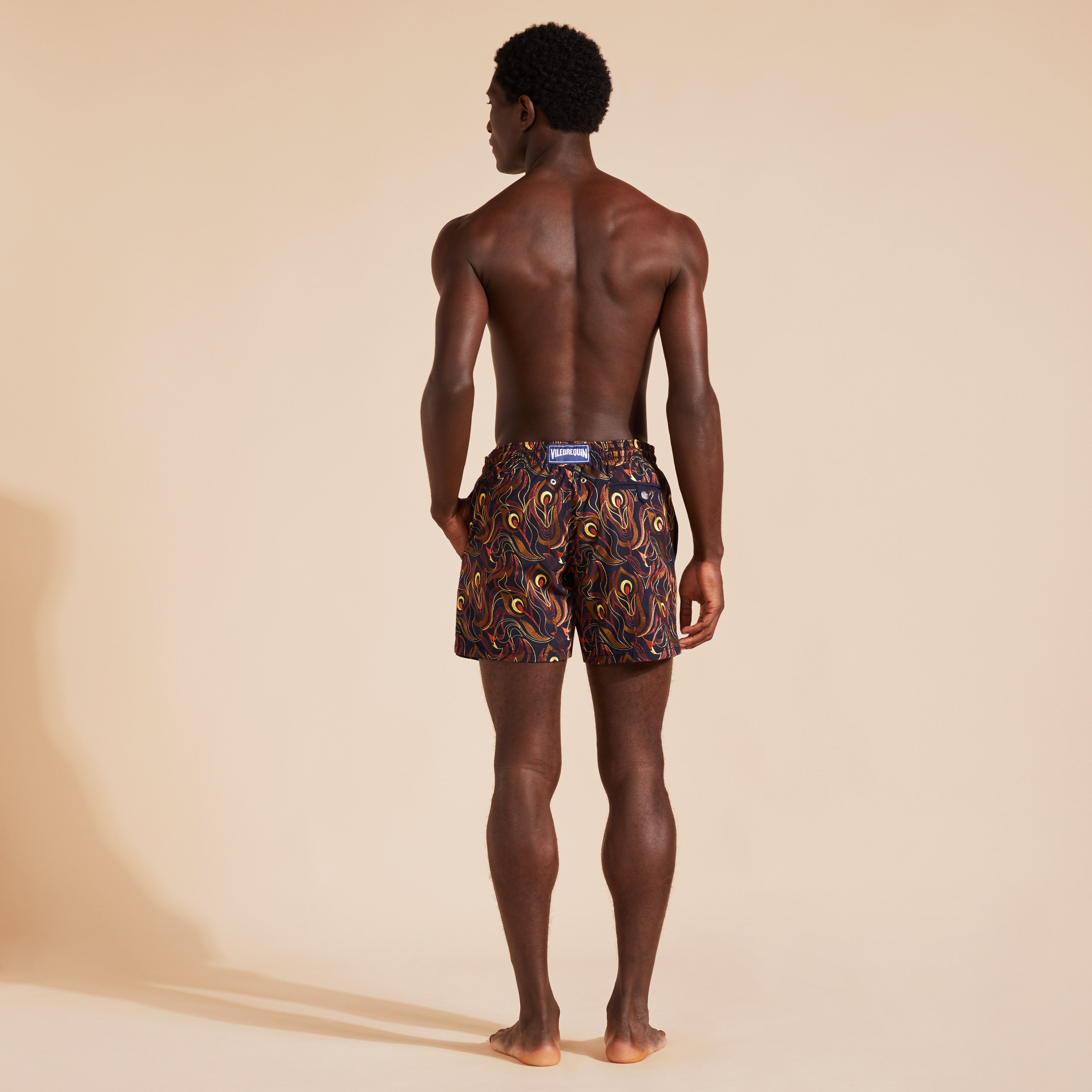 Men Swim Trunks Embroidered Camo Flowers - Limited Edition - 4