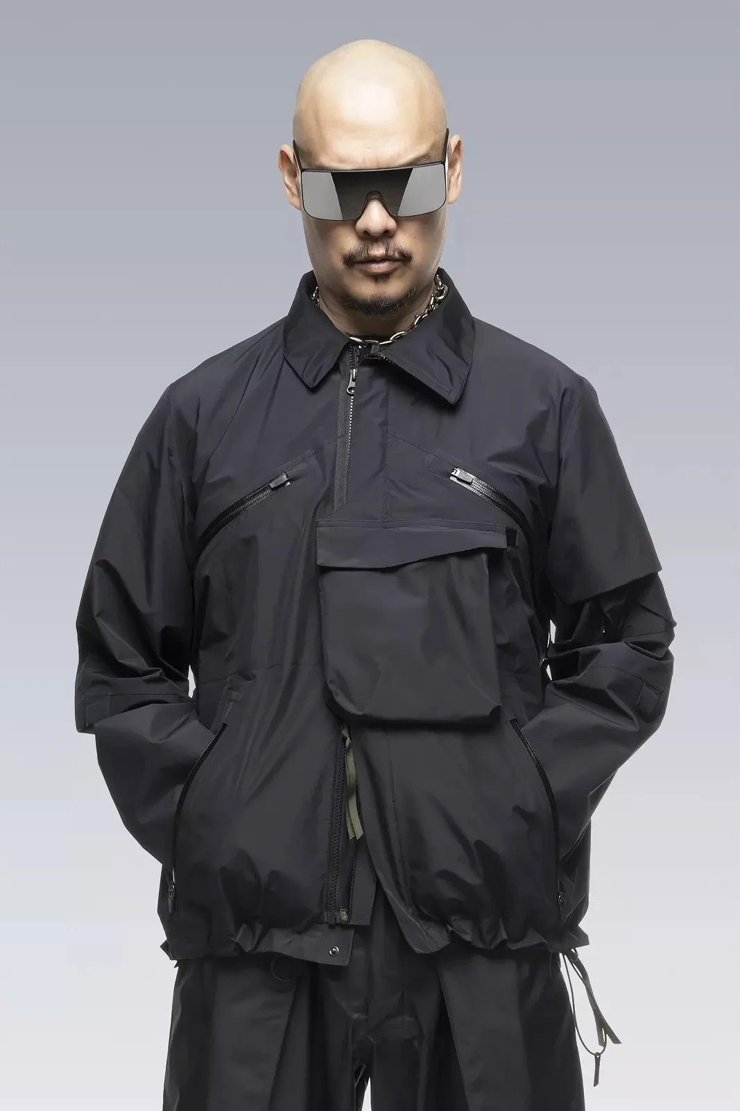 J1W-GTPL 2L Gore-Tex Paclite Plus Interops Jacket Black - 1