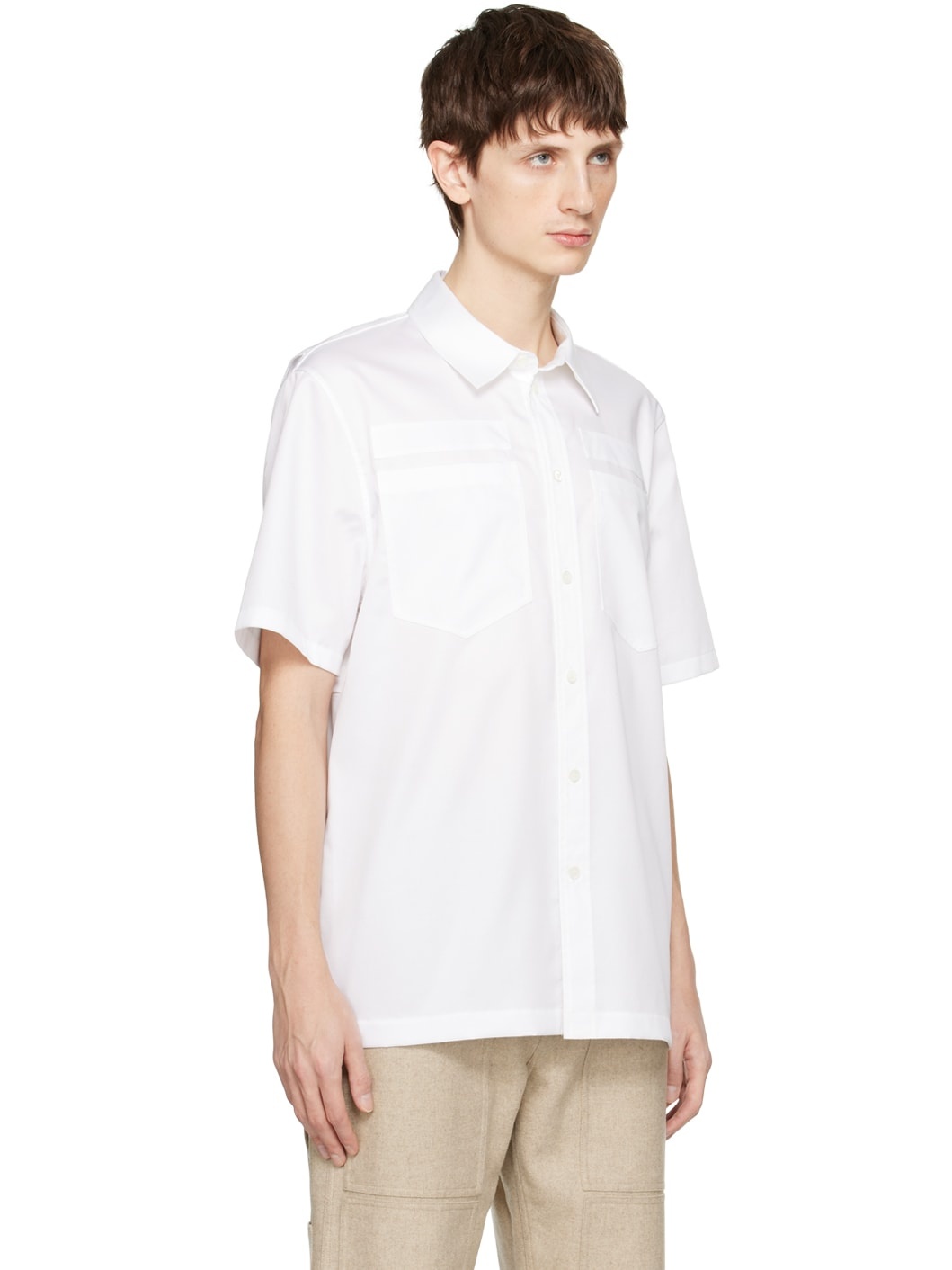 White Utility Shirt - 2