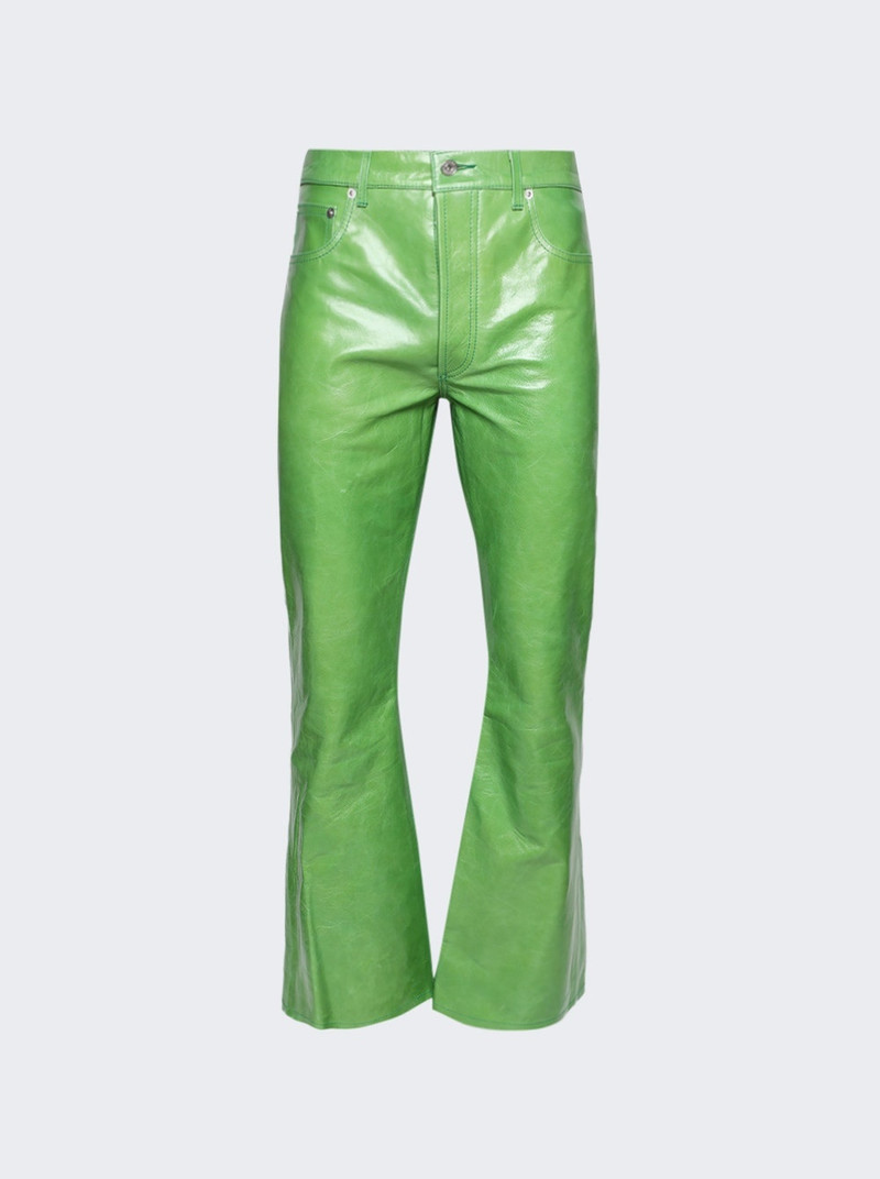 Logan Flare Jean Apple Green 1