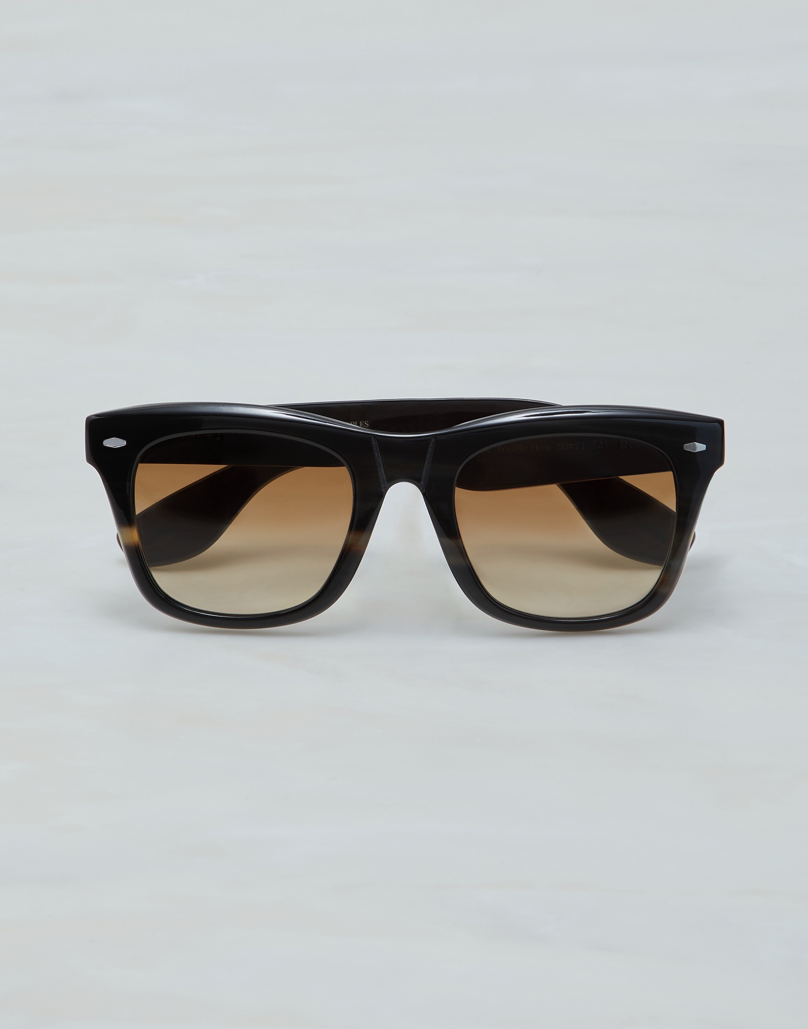 Mr. Brunello horn sunglasses - 1