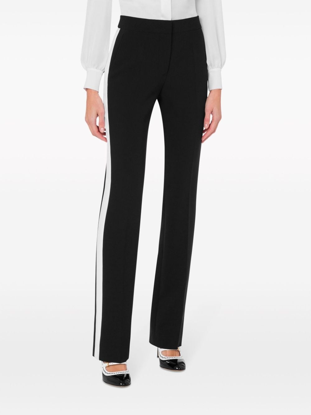 stripe-detail tailored trousers - 2