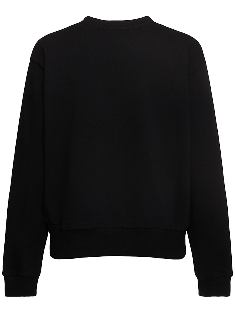 Unbrushed cotton sweatshirt - 2