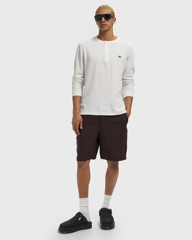 LACOSTE LINEN BLEND TWILL SHORTS outlook