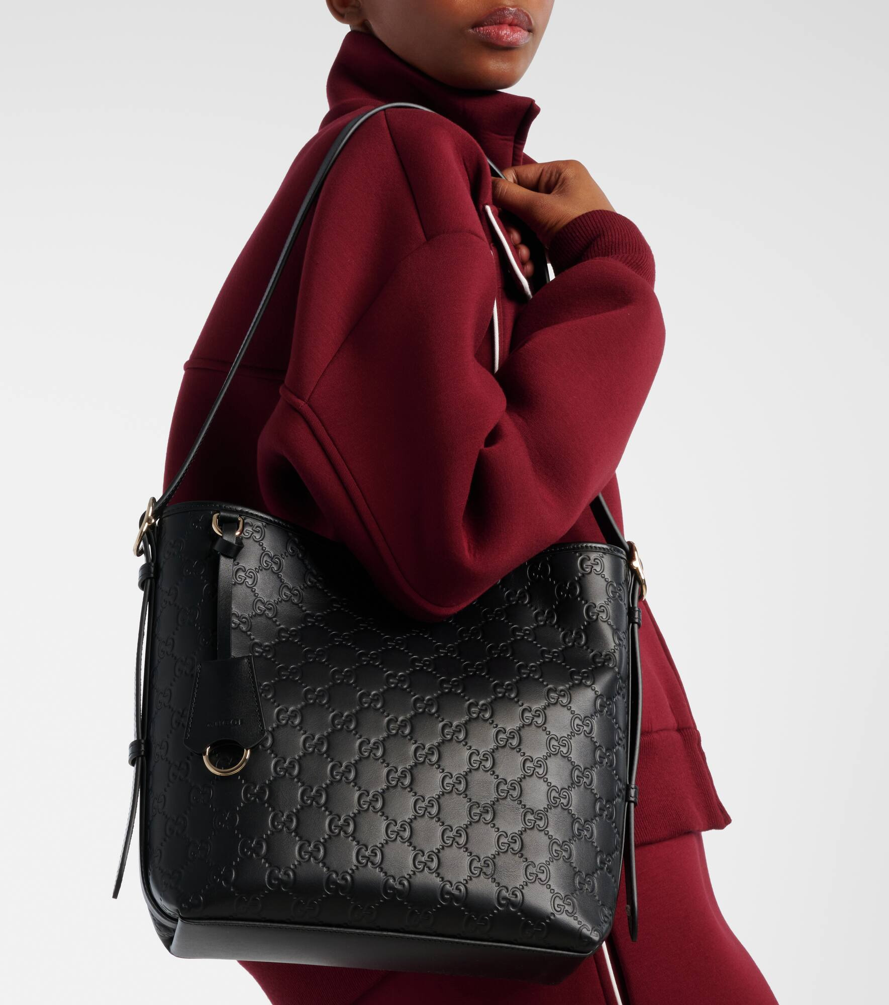 Emblem Medium leather tote bag - 2