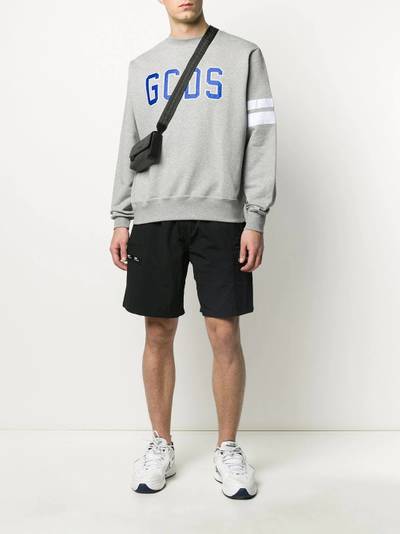 GCDS logo embroidered sweatshirt outlook