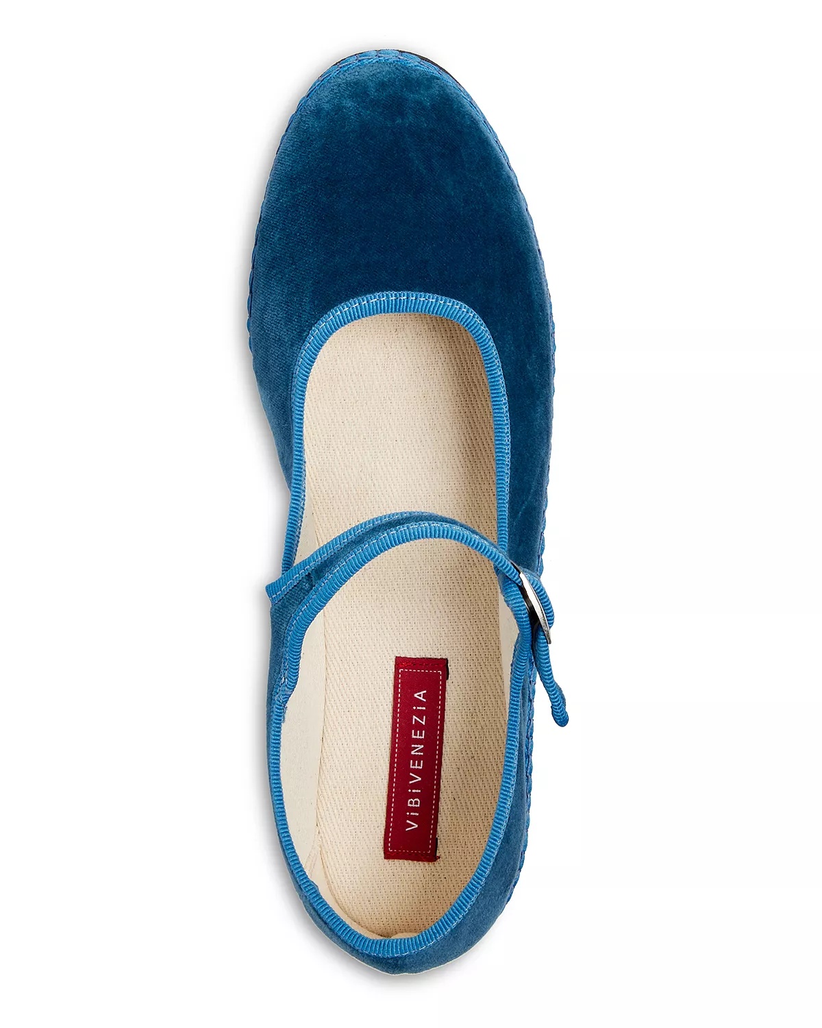 Women's Mary Jane Velvet Ballet Flats - 3