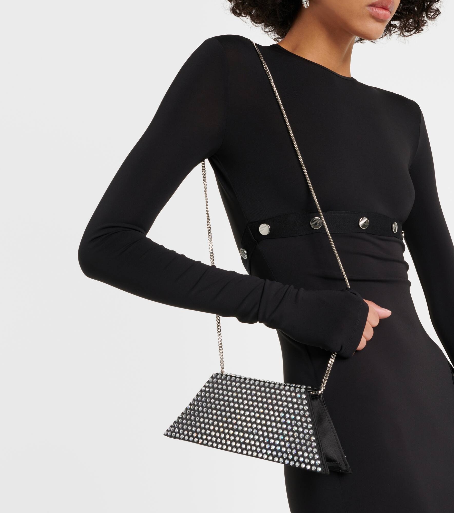 Superamini Yigit embellished satin clutch - 6