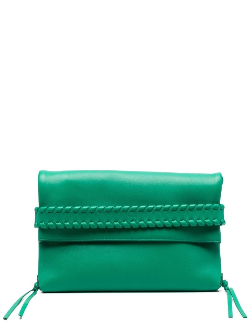 Mony whipstitched clutch bag - 1