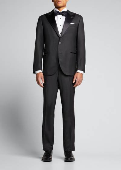 Brunello Cucinelli Men's Peak-Lapel Solid Tuxedo outlook
